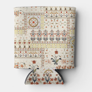 Mughal Floral Paisley: Ethnic Digital Elegance. Can Cooler