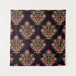 Mughal floral paisley, seamless design. tapestry