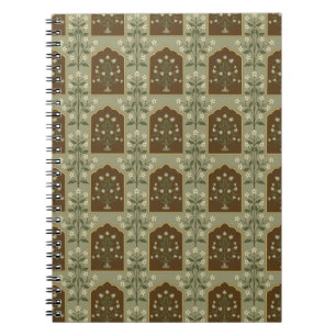 Mughal Floral Pattern Notebook