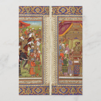 Mughal Indian India Islam Islamic Muslim Boho Art Invitation