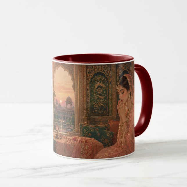 Mughal Twilight Prayer Art. Mug (Front Right)