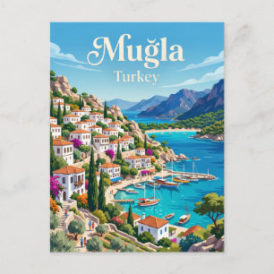 Muğla Turkey Postcard