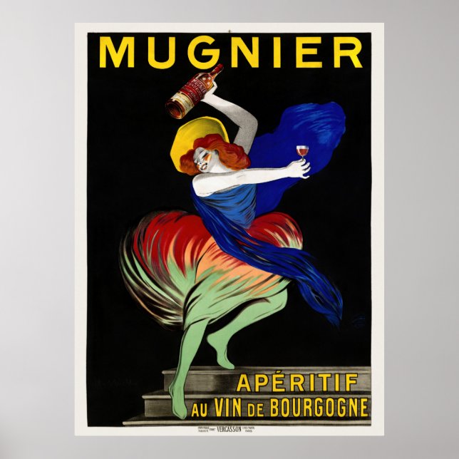 Mugnier Apéritif Leonetto Cappiello 1912 Vintage Poster (Front)