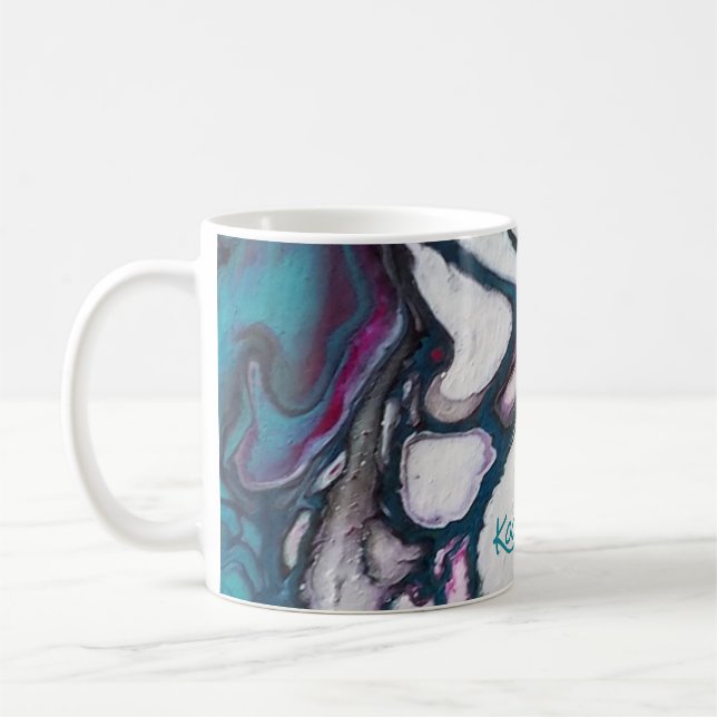 Mugs - Abstract Art - Painting (Left)
