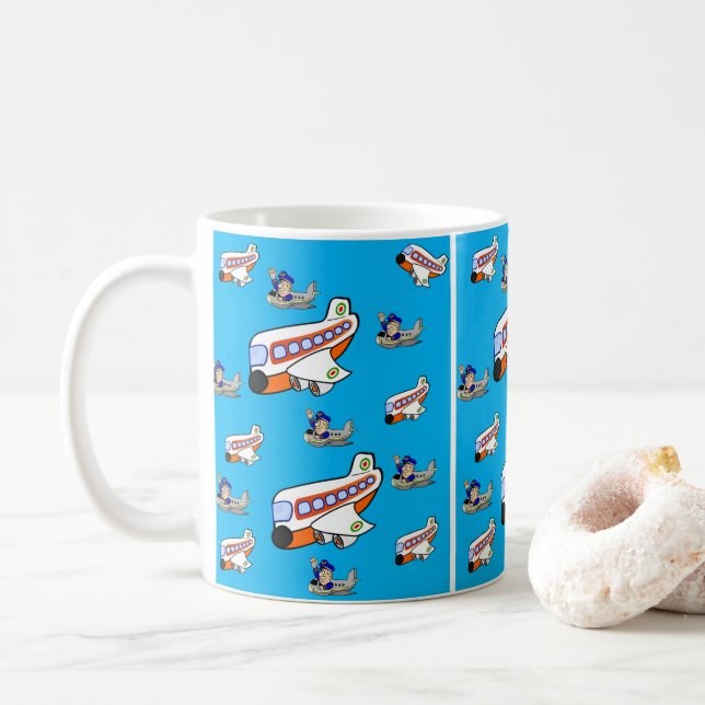 mugs airplanes (With Donut)