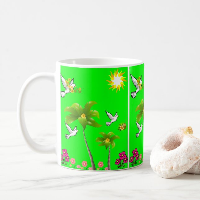 mugs birds (With Donut)