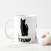 Mugs chat noir de Trump