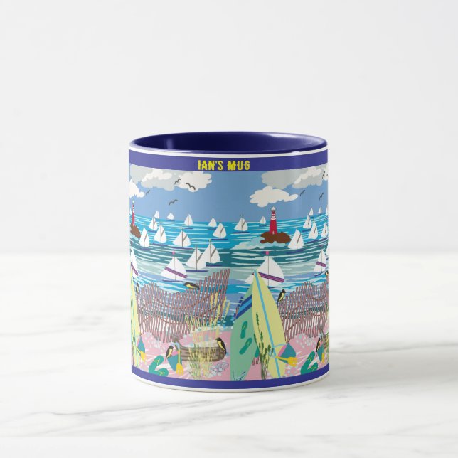 Mugs: Coffee, Cocoa, Tea, Soup Mug (Center)