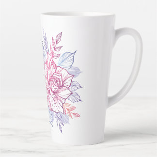 Mugs & Cups with a bouquet of flowers