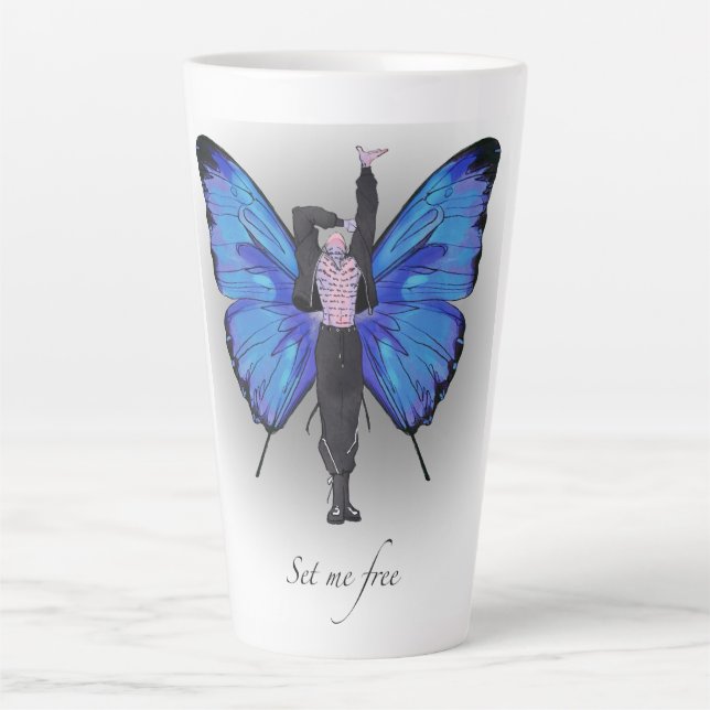 Mugs & Cups with Jimin “Set me free” (Front)