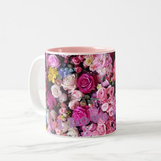 Mugs d'amour à deux tons (Devant gauche)