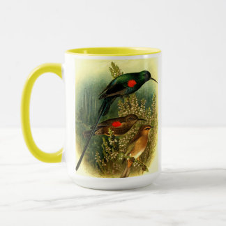 Mugs D'Art Aviaire Avec Nos Amis Plantés