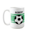 Mugs de café de soccer personnalisés