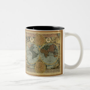 Mugs de cartes du Vieux Monde