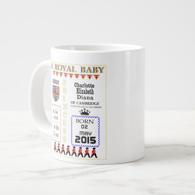 Mugs de fête Royal Princess Charlotte (Devant gauche)