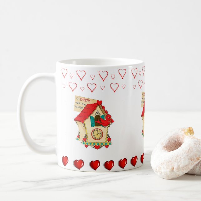 Mugs de la Saint-Valentin (Avec donut)