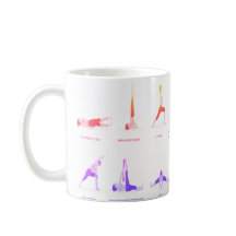 Mugs de pose de yoga personnalisés pour le don