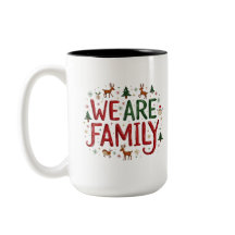 MUGS FAMILLE NOËL