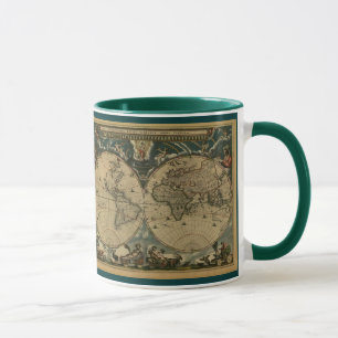 MUGS FROM HISTORY Old World Map Collection