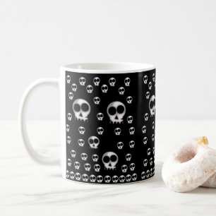 mugs halloween skeletons