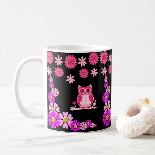 mugs hiboux (Avec donut)