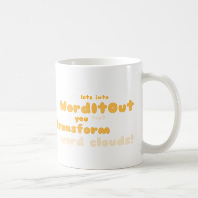 Mugs: one side layout coffee mug (Right)