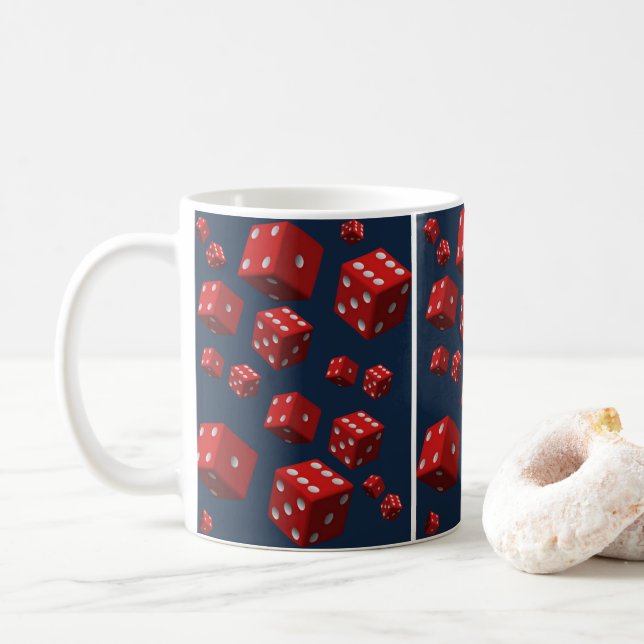 mugs red dice (With Donut)