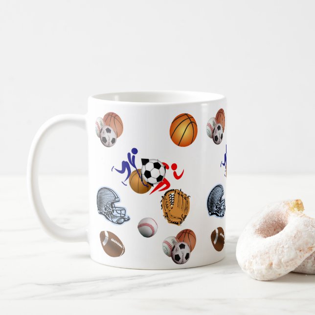 mugs sports (With Donut)
