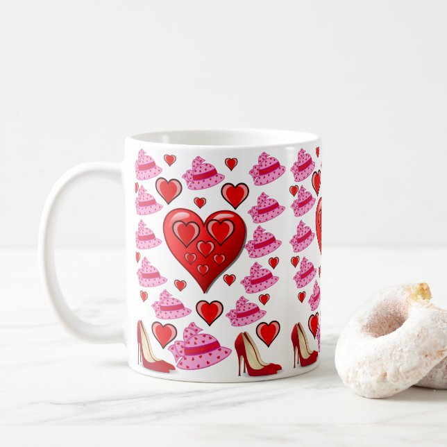 Mugs Valentines (With Donut)