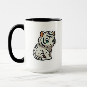 Mugs White Tiger