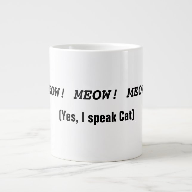 Mugs with Funny Cat Theme (Front)