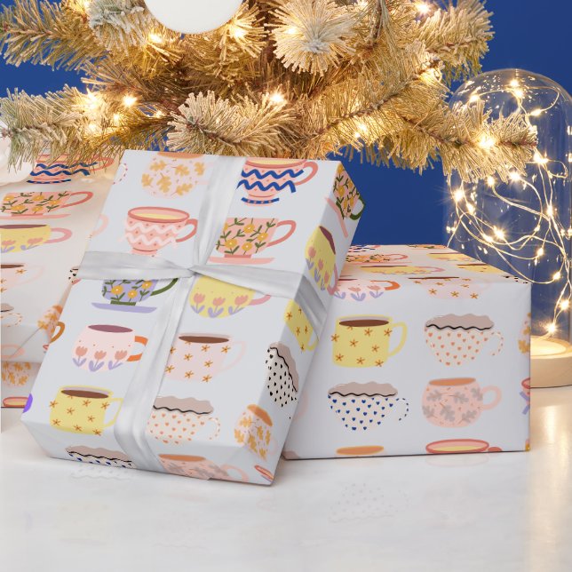 Mugs Wrapping Paper (Holidays)