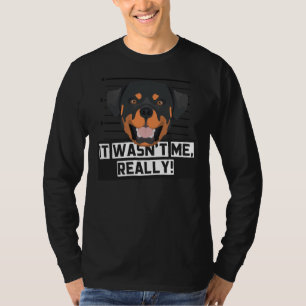 Mugshot Mug Shot Rottweiler T-Shirt