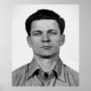 MUGSHOT of FRANK MORRIS - ALCATRAZ ESCAPEE Poster
