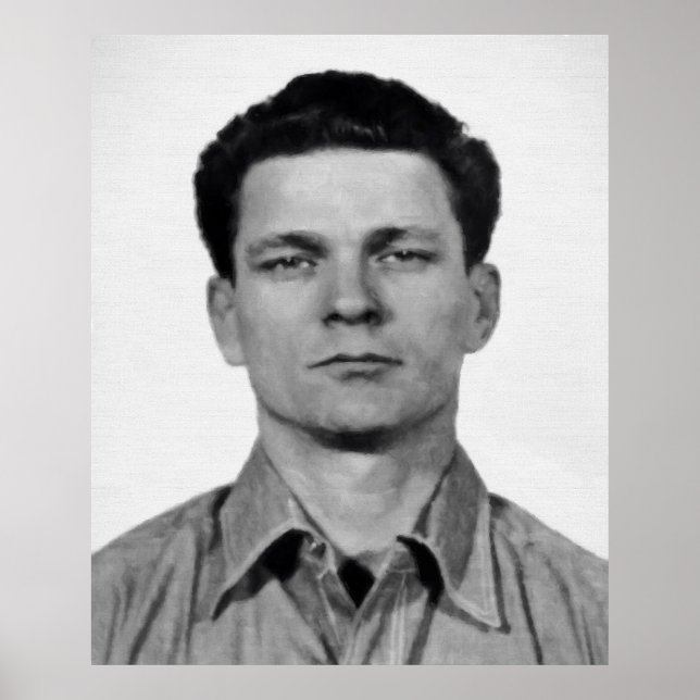 MUGSHOT of FRANK MORRIS - ALCATRAZ ESCAPEE Poster (Front)