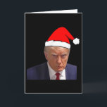Mugshot Trump Picture - Prison Mug Shot Funny Chri Card<br><div class="desc">Mugshot Trump Picture - Prison Mug Shot Funny Christmas Hat</div>