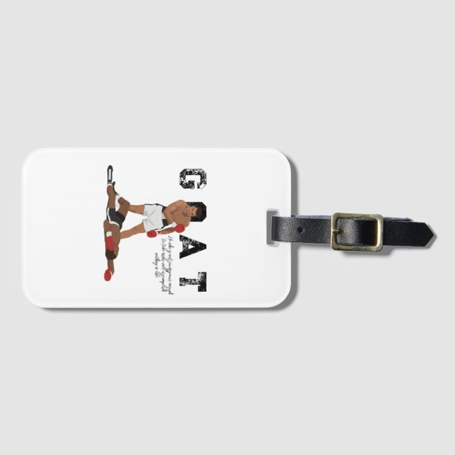Muhammad Ali  Luggage Tag (Front Horizontal)