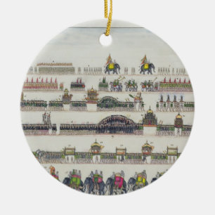 Muharram Ceremony, Faizabad, 1772 from 'The Gentil Ceramic Ornament
