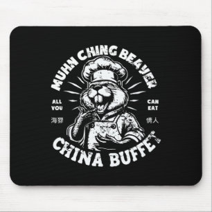 Muhn Ching Beaver Dirty Raunchy Adult Humour Tee M Mouse Pad