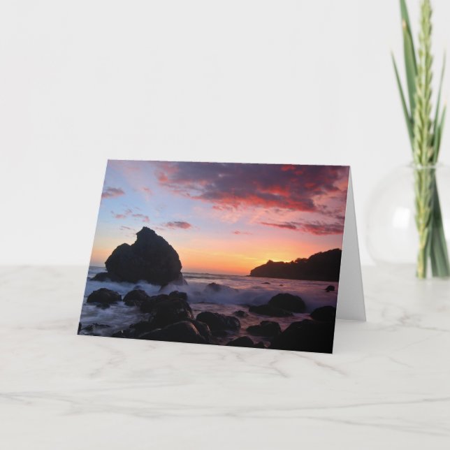 Muir Beach Sunset Card (Front)