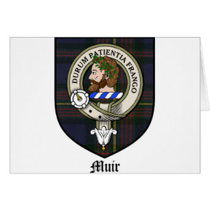Muir Clan Crest Badge Tartan