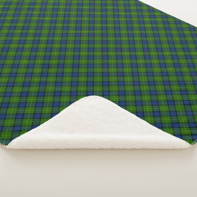 Muir Moore écossais vert bleu plaid (3/4)