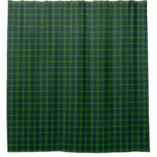 Muir Moore tartan green blue plaid
