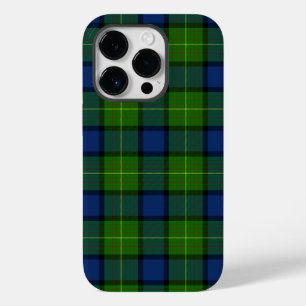 Muir Moore tartan green blue plaid Case-Mate iPhone 14 Pro Case