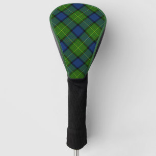 Muir Moore tartan green blue plaid Golf Head Cover