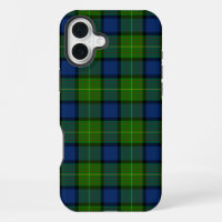 Muir Moore tartan green blue plaid
