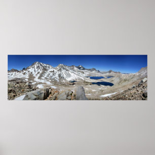 Muir Pass Panorama from Above - John Muir Trail Poster