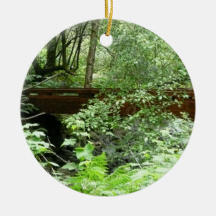 Muir Woods Bridge I Ceramic Ornament