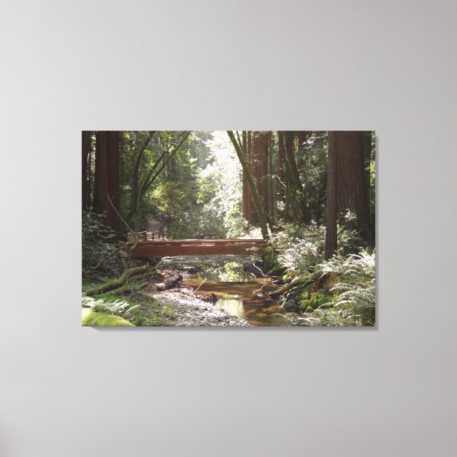 Muir Woods Bridge II Canvas Print (Front)