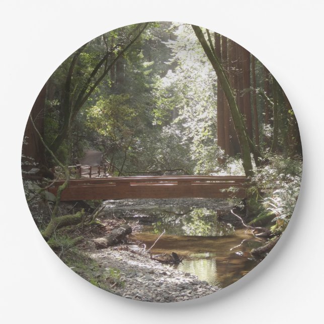 Muir Woods Bridge II Paper Plate (Front)